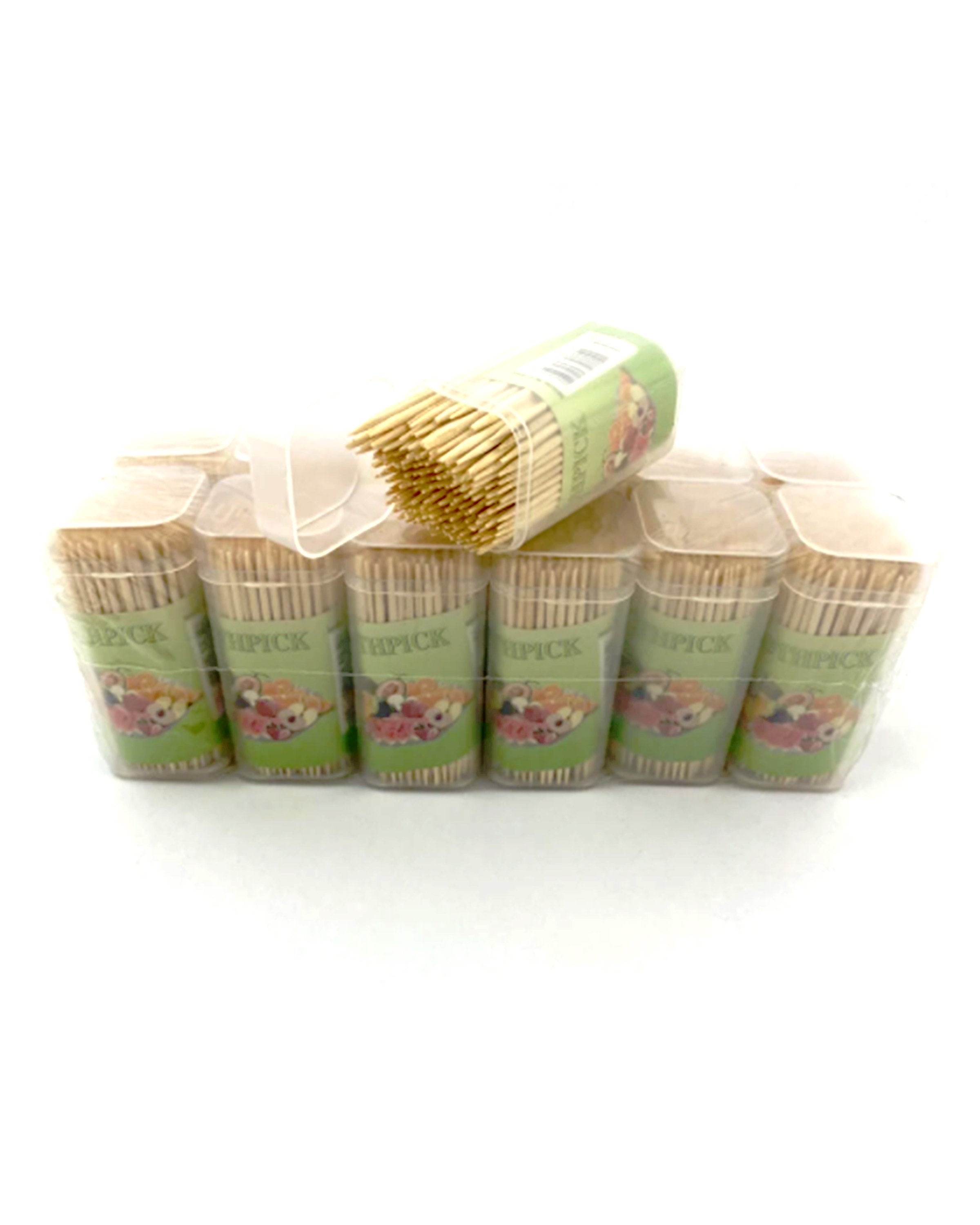 0834 Wooden Toothpicks with Dispenser Box - SkyShopy 0834 Wooden Toothpicks with Dispenser Box - SkyShopy